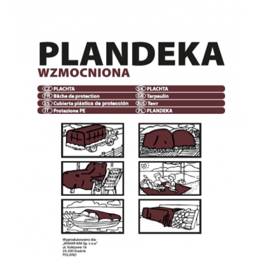 Plandeka biała wzmocniona 90 g/m2