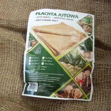 Płachta jutowa 90x90cm 105 g/m2 50szt.