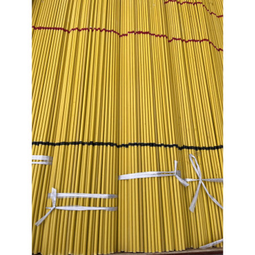 Tyczki, paliki szkółkarskie z włókna szklanego żółte 100 sztuk