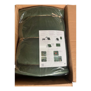 Fliz ochronny do okrywania bel słomy, siana w kartonie 145g/m2, 10,4m x 12,5m
