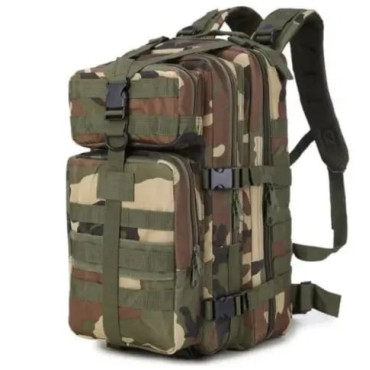 Plecak ewakuacyjny 30L + zestaw survivalowy kolor moro
