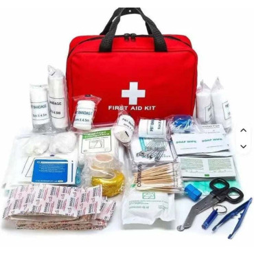 Plecak ewakuacyjny 30L + zestaw survivalowy kolor zielony