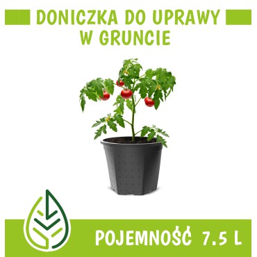 Doniczka do uprawy w gruncie 7,5L