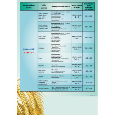 Mikrofoliar Molibden Mo