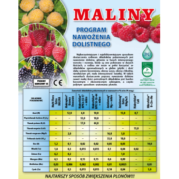 Nawóz Multi Flora EXTRA MALINA 1 kg