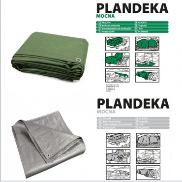 Plandeka zielona110 g/m2